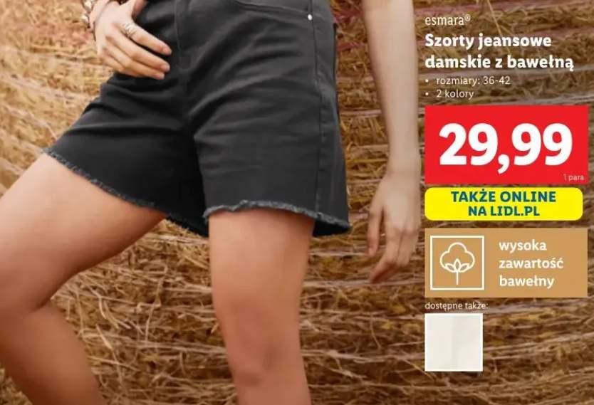 szorty damskie