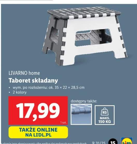 taboret składany