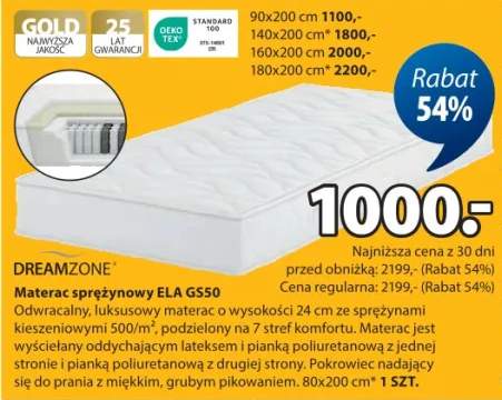 materac sprężynowy