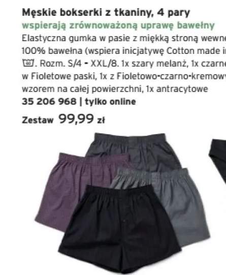 bokserki męskie