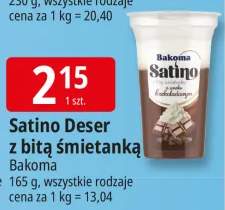 deser z bitą śmietaną