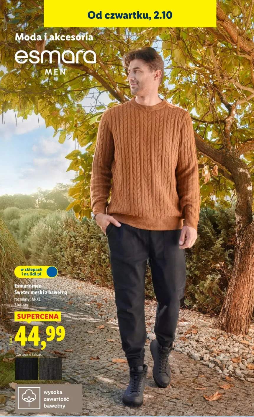 sweter męski