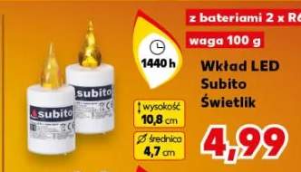 wkład LED do znicza
