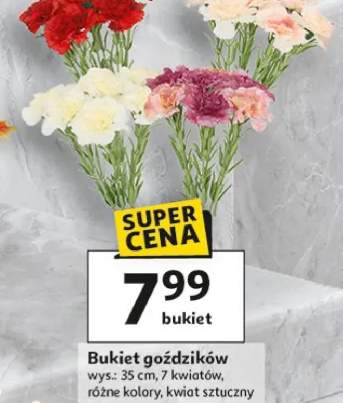 goździki bukiet
