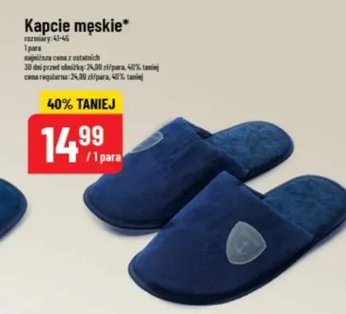 kapcie męskie