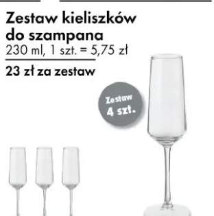zestaw kieliszków