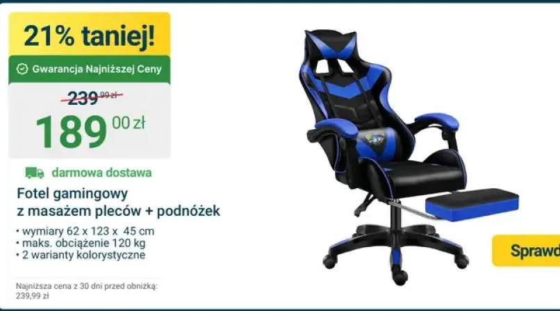 fotel gamingowy