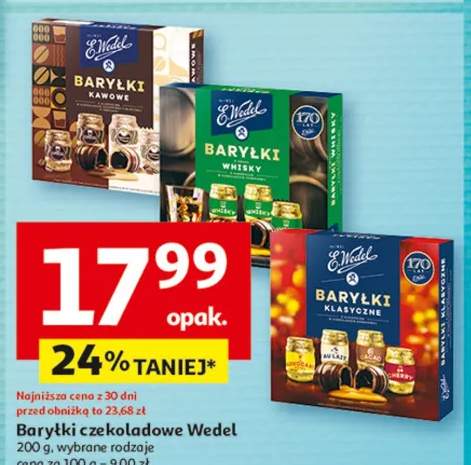 baryłki czekoladowe