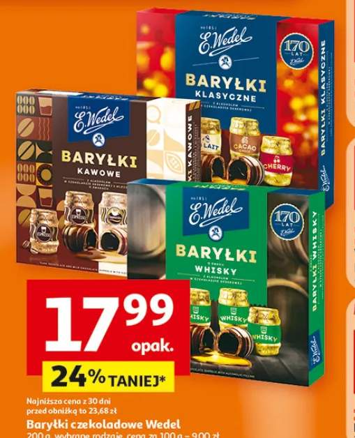 baryłki czekoladowe