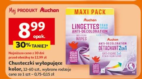 chusteczki wyłapujące kolor