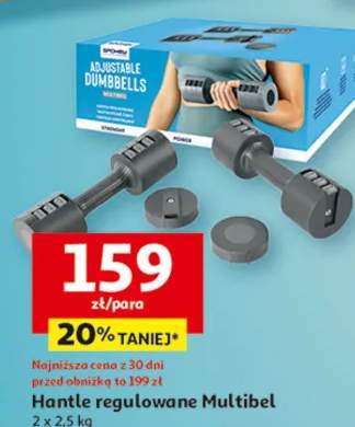 Hantle regulowane Multibel 2 x 2,5 kg