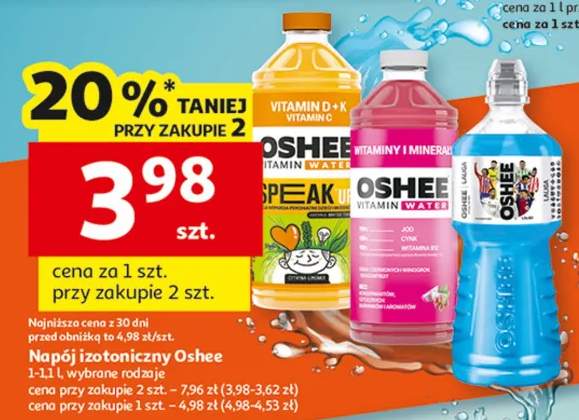 Napój izotoniczny Oshee