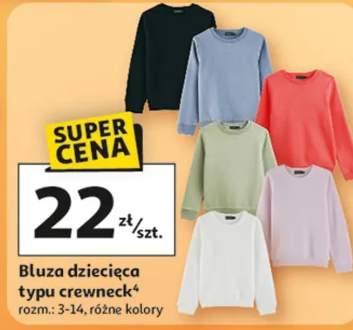 Bluza dziecięca typu crewneck