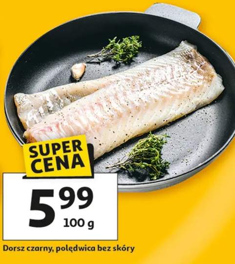 Dorsz czarny, polędwica bez skóry