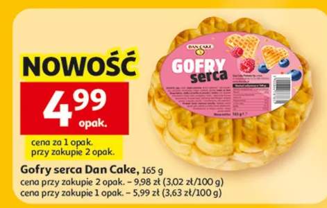 Gofry serca Dan Cake