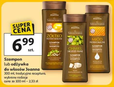 Szampon Miód na bazie piwa do włosów suchych i zniszczonych