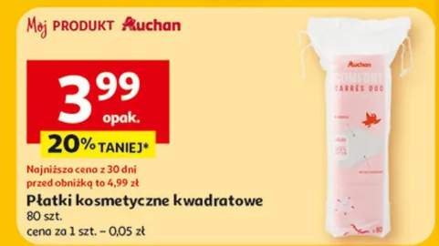 Płatki kosmetyczne kwadratowe