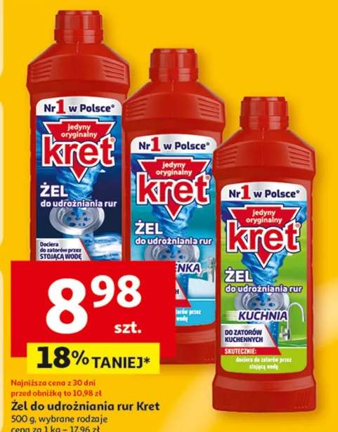 Żel do udrażniania rur