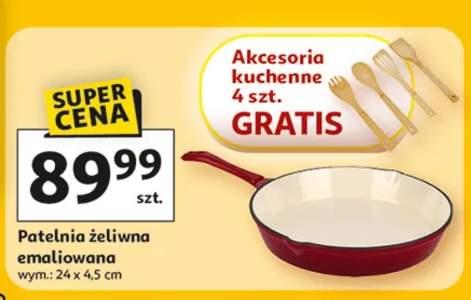 Patelnia żeliwna emaliowana