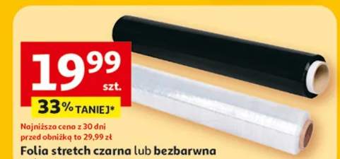 Folia stretch czarna lub bezbarwna