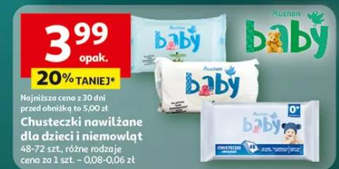 Chusteczki nawilżane dla dzieci i niemowląt