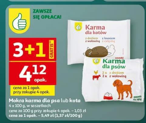 Mokra karma dla psa lub kota