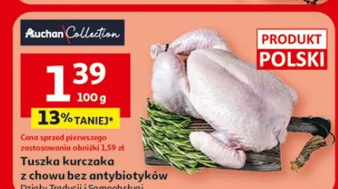 Tuszka kurczaka z chowu bez antybiotyków