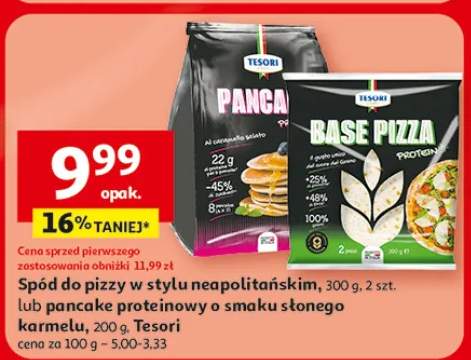 Spód do pizzy w stylu neapolitańskim, lub pancake proteinowy o smaku słonego karmelu