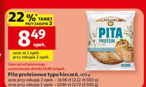 Pita proteinowa typu kieszeń