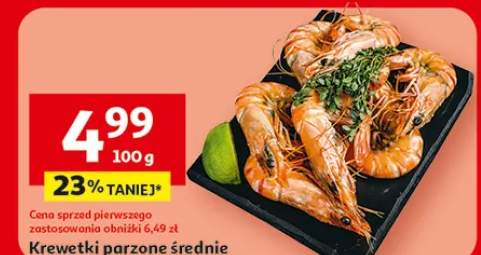 Krewetki parzone średnie