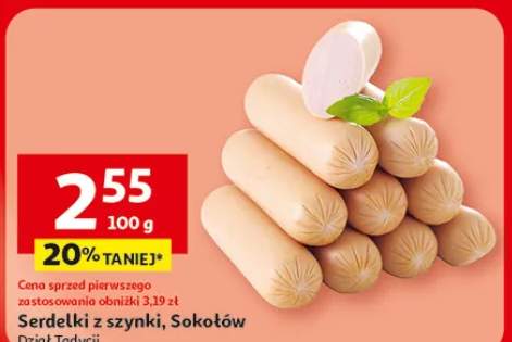 Serdelki z szynki Dział Ładycji