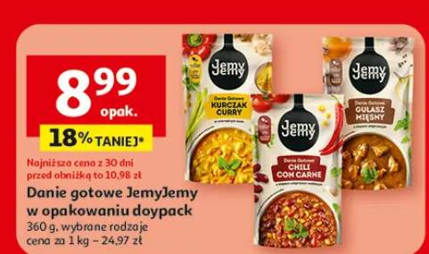 Danie gotowe w opakowaniu doypack wybrane rodzaje