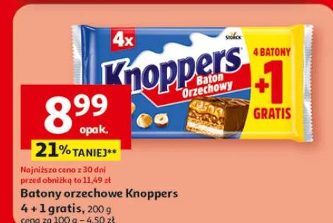 Batony orzechowe Knoppers