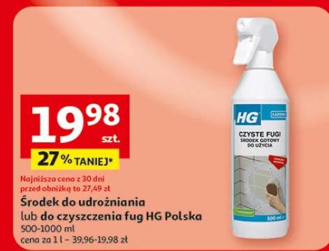 Środek do udrożniania rur lub do czyszczenia fug