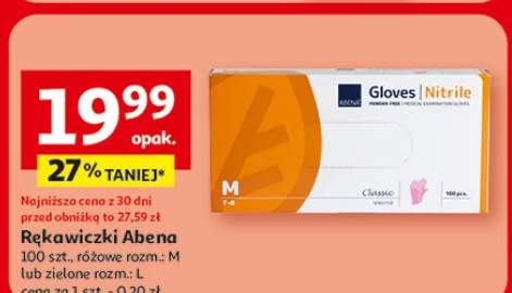 Rękawiczki rozm. M lub zielone rozm. L