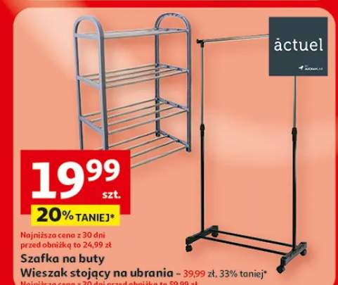 Szafka na buty, wieszak stojący na ubrania