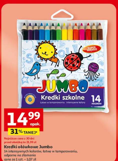 Kredki ołówkowe Jumbo