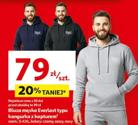 Bluza męska typu kangurka z kapturem Everlast