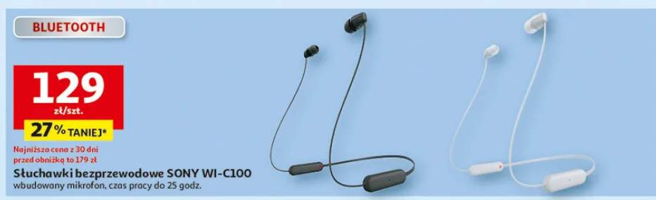 Słuchawki bezprzewodowe SONY WI-C100