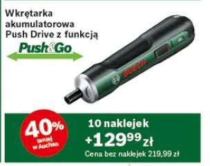 Wkrętarka akumulatorowa Push Drive z funkcją Push&Go