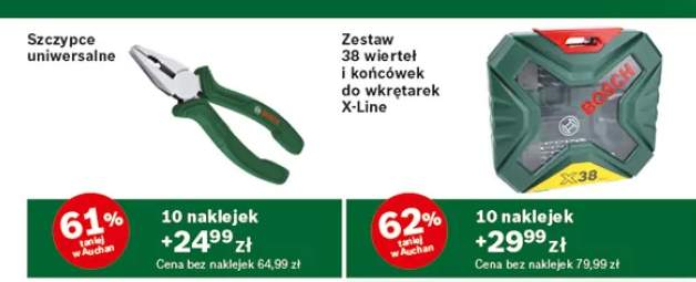 Zestaw 38 wierteł i końcówek do wkrętarek X-Line