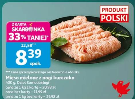 Mięso mielone z nogi kurczaka