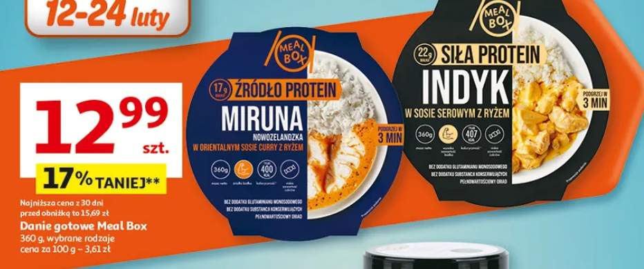 Danie gotowe Meal Box wybrane rodzaje