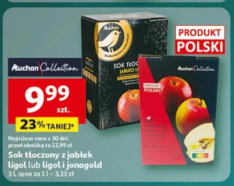 Sok tłoczony z jabłek soclub ligol jonagold