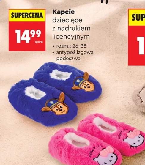kapcie dziecięce