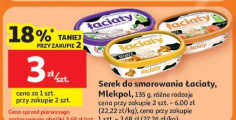 Serek do smarowania Łaciaty, Mlekpol różne rodzaje