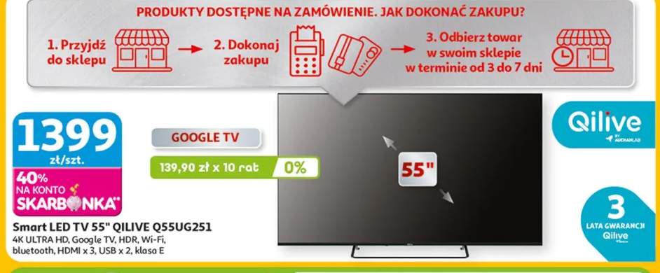 Smart LED TV 55"