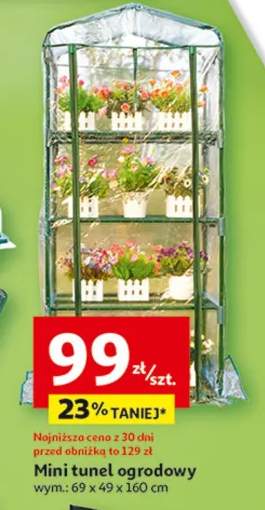 Mini tunel ogrodowy wym: 69 x 49 x 160 cm