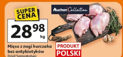 Mięso z nogi kurczaka bez antybiotyków