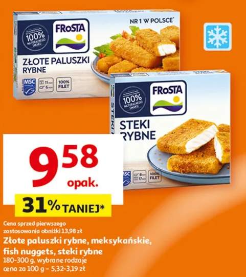 Złote paluszki rybne, meksykańskie, fish nuggets, steki rybne